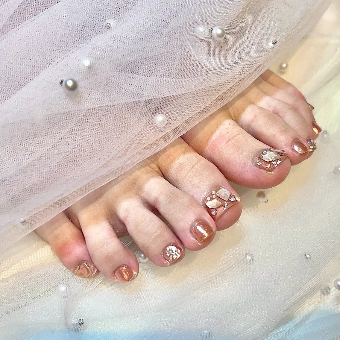 ネイル フットネイル ピンキー 池田公園店のネイルデザイン