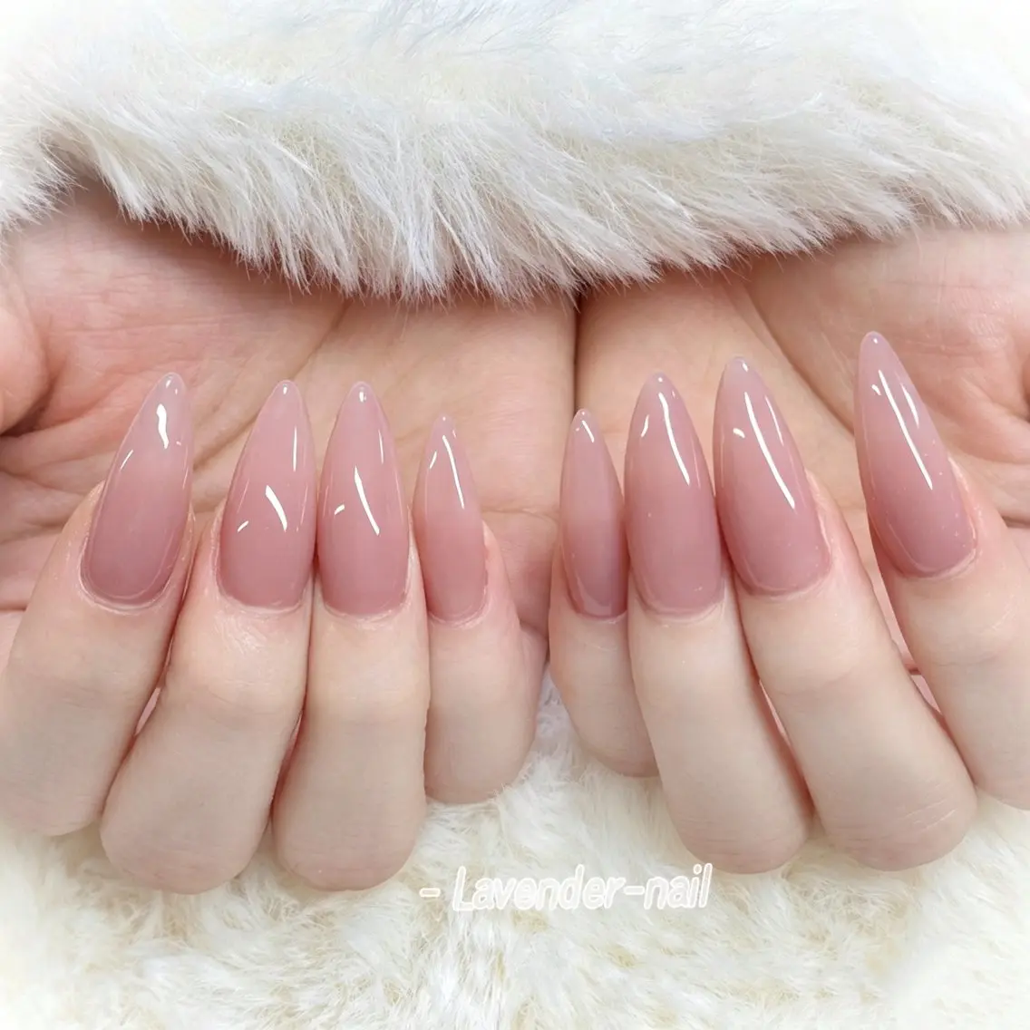 ネイル ハンドネイル Lavender nail·中島公園のネイルデザイン