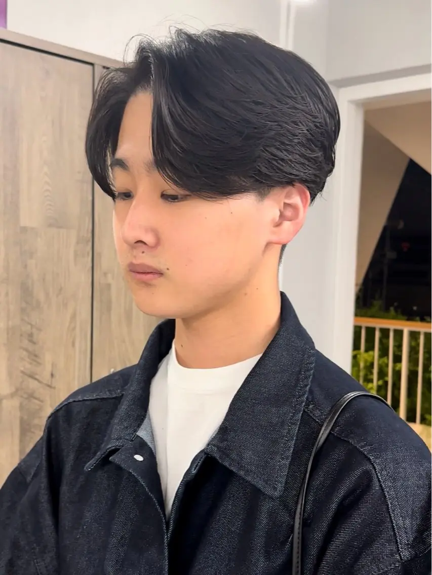 ショート パーマ メンズ カット パーマ トリートメント メンズ似合わせ🪞 kotoriのヘアスタイル