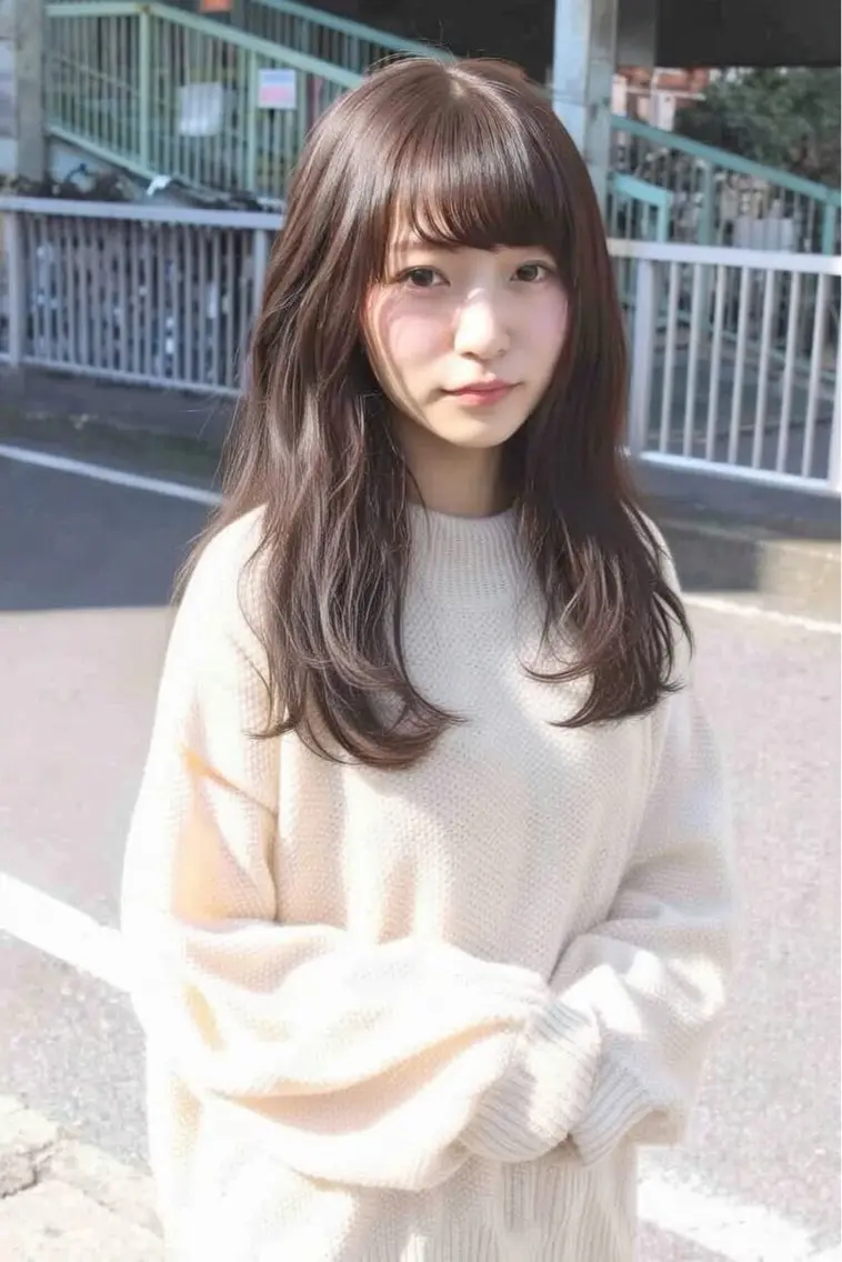 【新規人気No1】カット+透明感カラー+3stepトリートメント(メンズもご予約可能)の写真