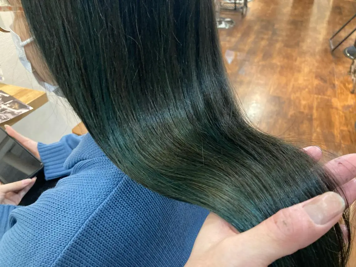 ロング カラー 縮毛矯正&髪質改善 ⭐️OGUのヘアスタイル
