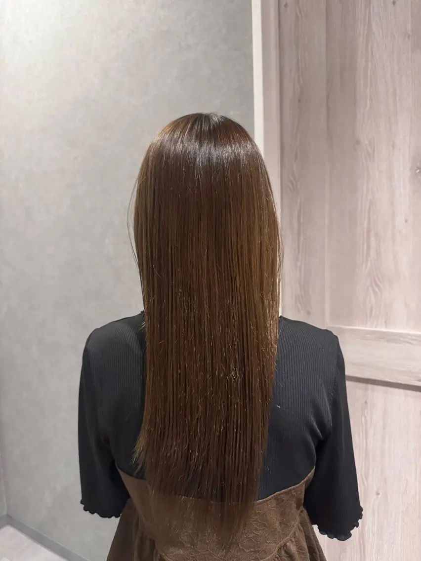 ロング ヘアカラー トリートメント Applause カリンのヘアスタイル
