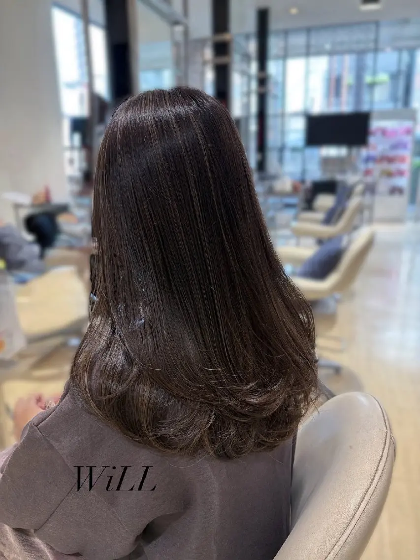 カラー トリートメント 梶村 桃歌のヘアスタイル