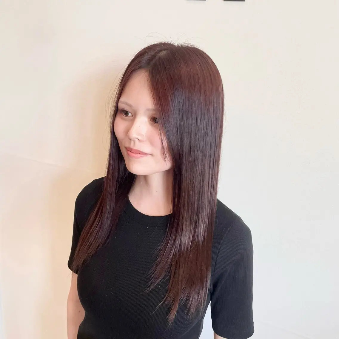 ロング ピンクブラウン ヘアカラー 🍓スダユキナ🍓 髪質改善水素カラーのヘアスタイル