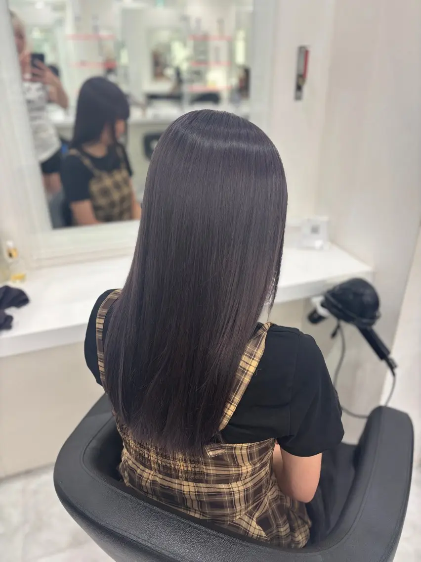 カラー カット ヘアカラー トリートメント 🎀ツヤ髪✖︎ 暖色🎀RYUKAのヘアスタイル