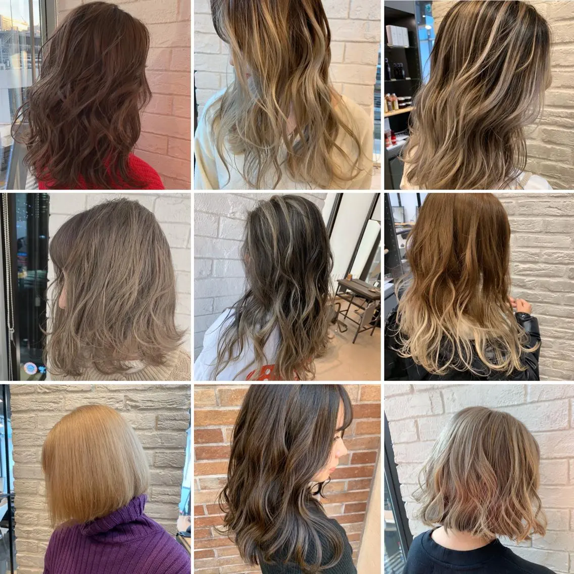 カラー 韓国レイヤー×艶髪 ハイトーンRyukiのヘアスタイル
