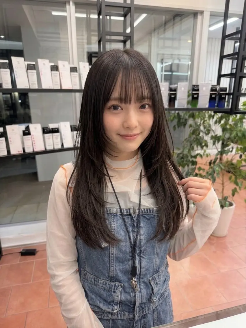 ロング カラー カット ヘアカラー トリートメント ヘアセット 美髪透明感🫧三澤 廉 M.SLASHのヘアスタイル