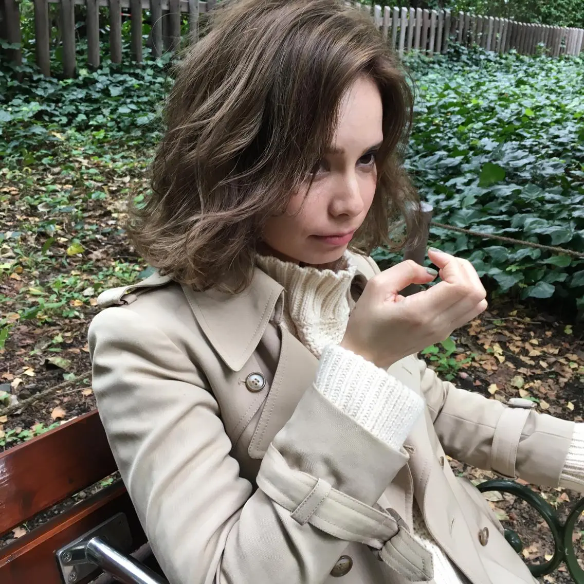 ミディアム カラー パーマ グレージュ SUZUKI KEISUKEのヘアスタイル