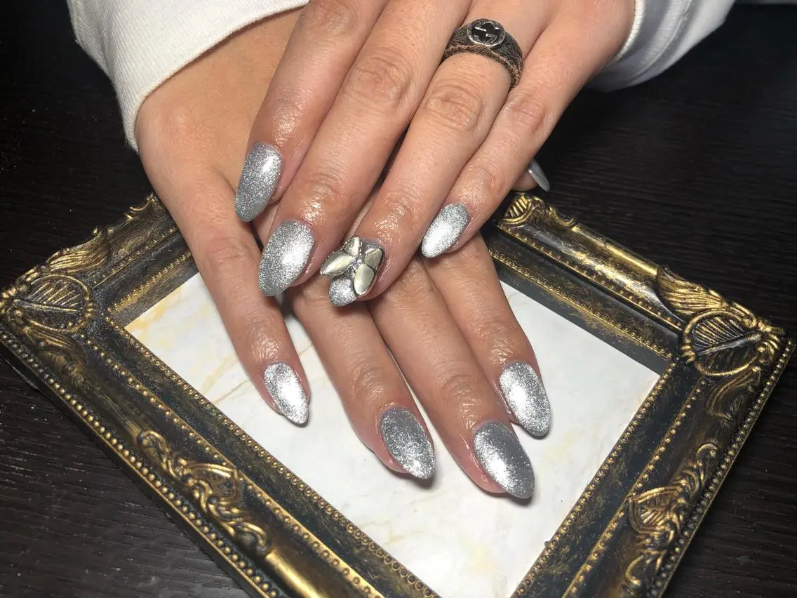 ネイル マグネットネイル ワンカラーネイル Nail salon Caco.のネイルデザイン