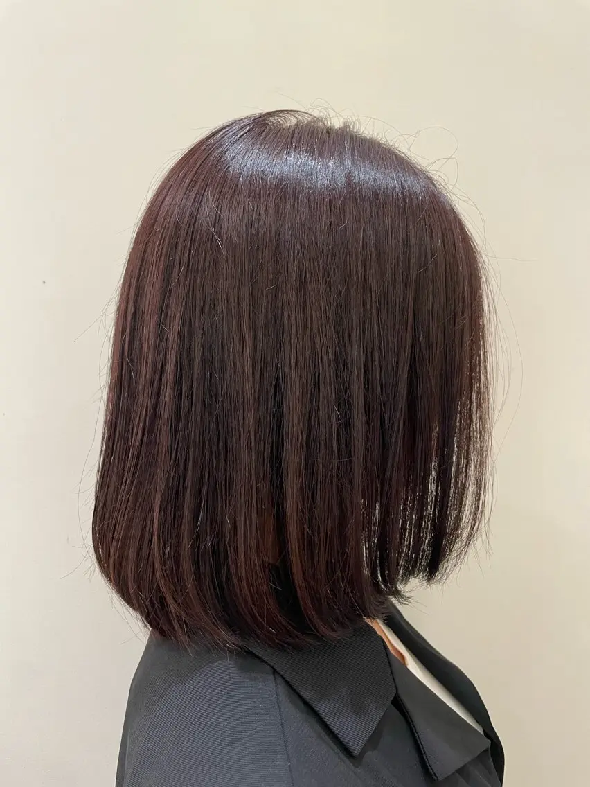 カラー パーマ ベージュカラー イシバシ ミナミのヘアスタイル