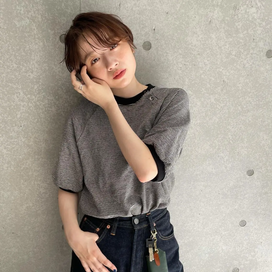 ショート レイヤー🍒ウルフ 🤎店長anju🪽のヘアスタイル