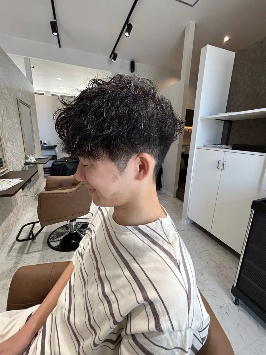 【メンズ限定】カット＋波巻きパーマ＋トリートメントの写真