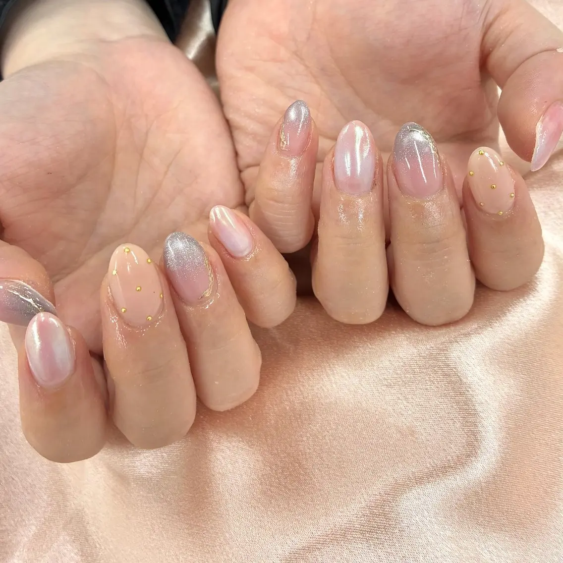 ネイル ニュアンスネイル ハンドネイル _white 上本町店のネイルデザイン