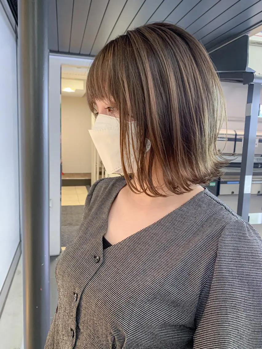 『2回目以降』カット+透明感カラーの写真
