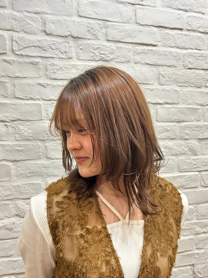 前髪ストレート＋2stepトリートメント🎀の写真