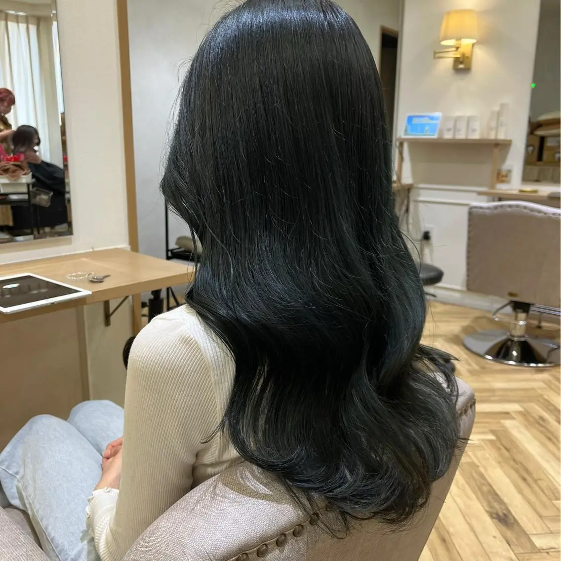 🇰🇷韓国ヘアクーポン🇰🇷カット➕N.カラー➕外部補修COTAﾄﾘｰﾄﾒﾝﾄ付➕韓国風仕上げの写真