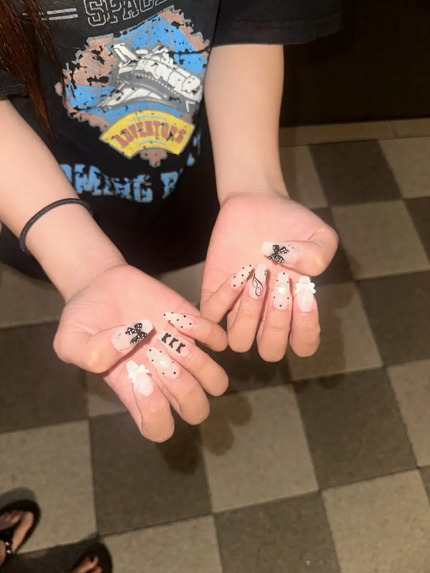 ネイル ホワイト tee nailのネイルデザイン