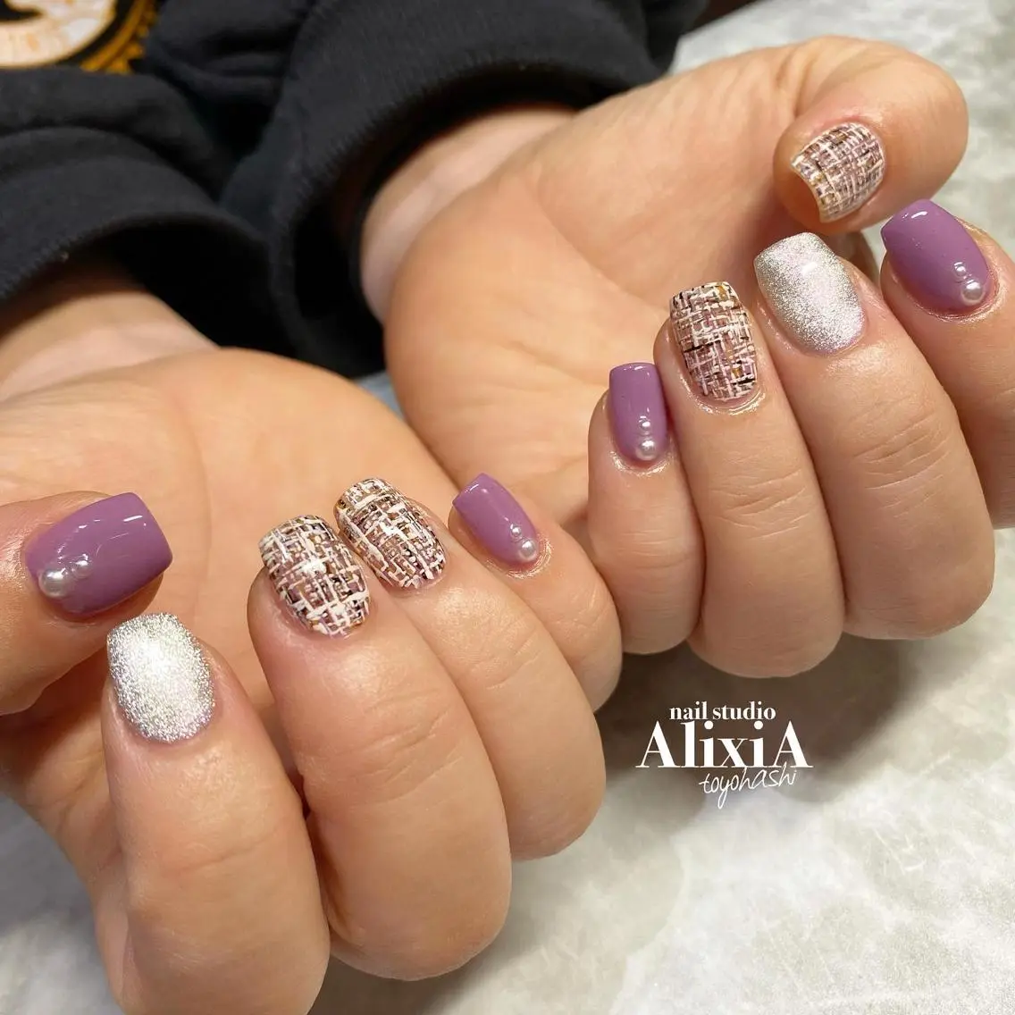 ネイル ハンドネイル AlixiA ゆみのネイルデザイン