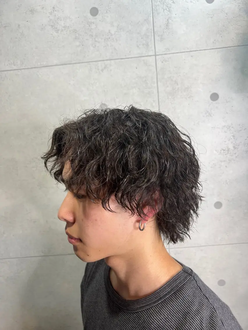 パーマ メンズ パーマ 角田 瀬名のヘアスタイル
