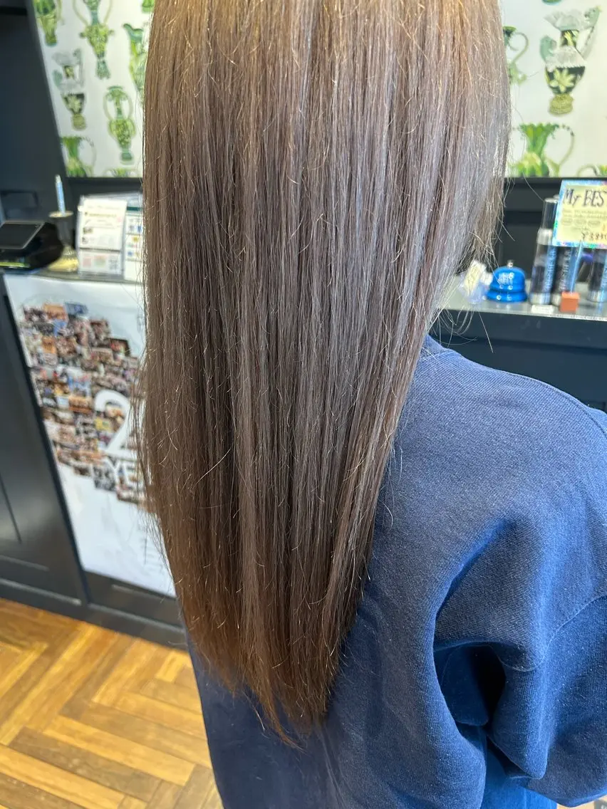 ロング カラー ベージュカラー ミルクティーベージュ そら୨୧˖men's /デザインカラーのヘアスタイル