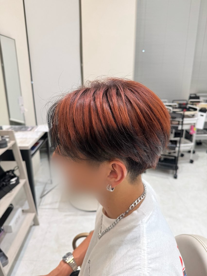 メンズ ヘアカラー 北川 百々果のヘアスタイル