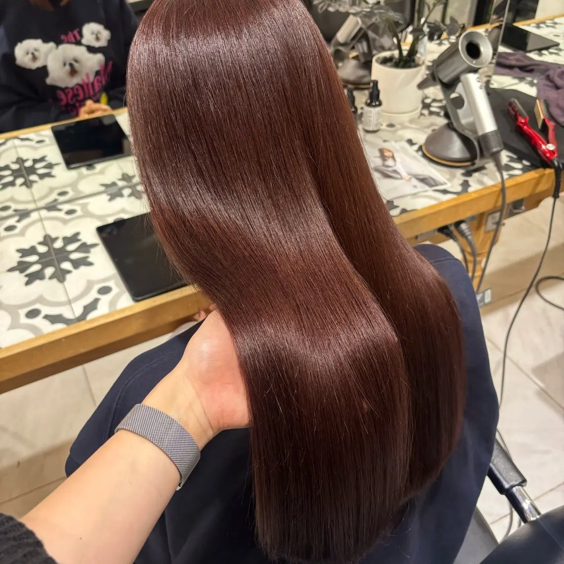 ロング カラー ヘアカラー トリートメント ヘアセット 莉瑠 / ボブモデル募集🐃のヘアスタイル
