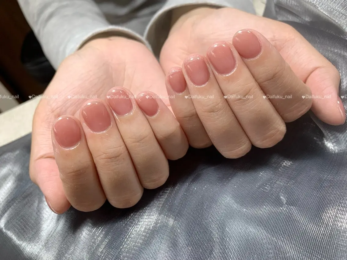 ショート ハンドネイル Daifuku nailsのネイルデザイン