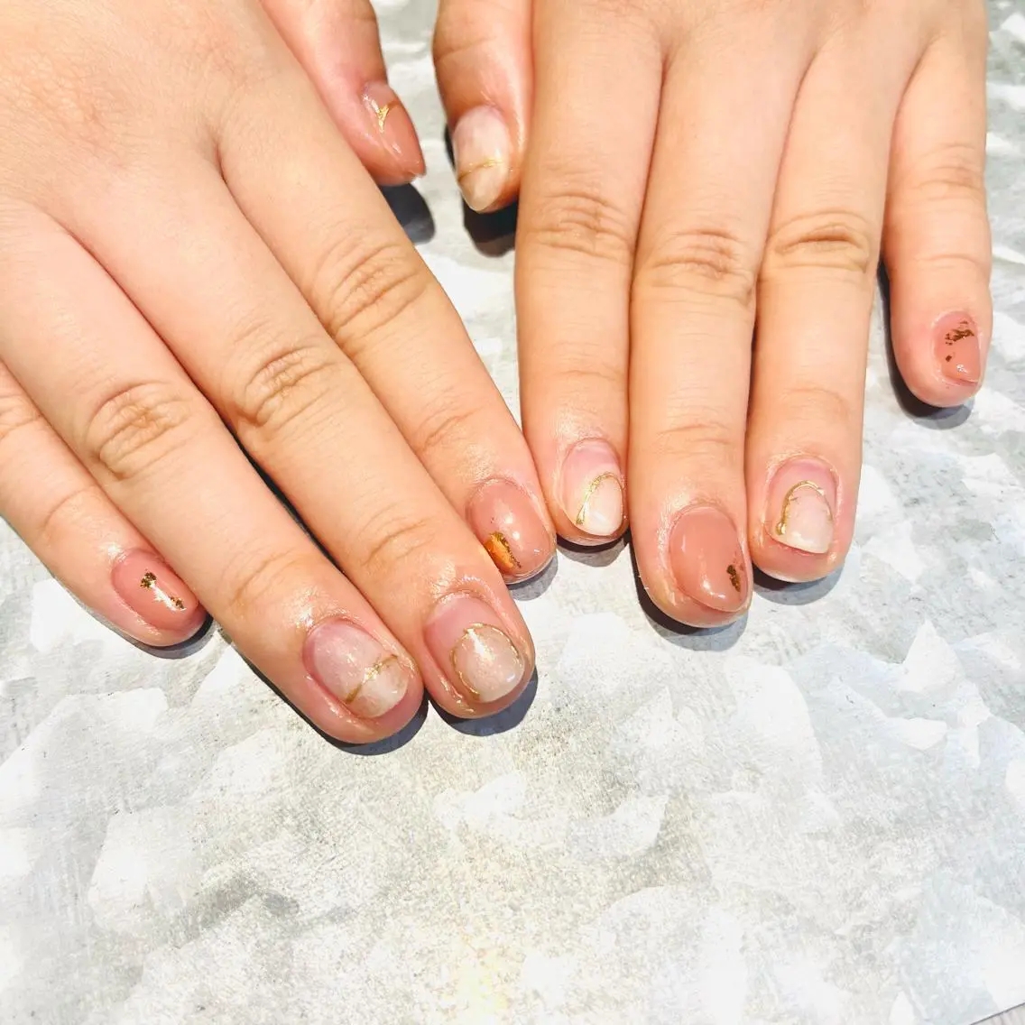 ネイル ニュアンスネイル TRAM-nail moriizumiのネイルデザイン