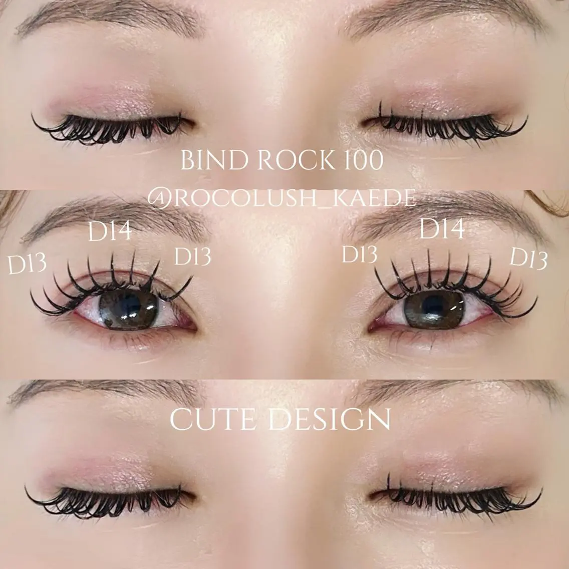 マツエク・マツパ バインドロック ROCO LUSH 恵比寿西口店🫧🎀のマツエク・マツパデザイン