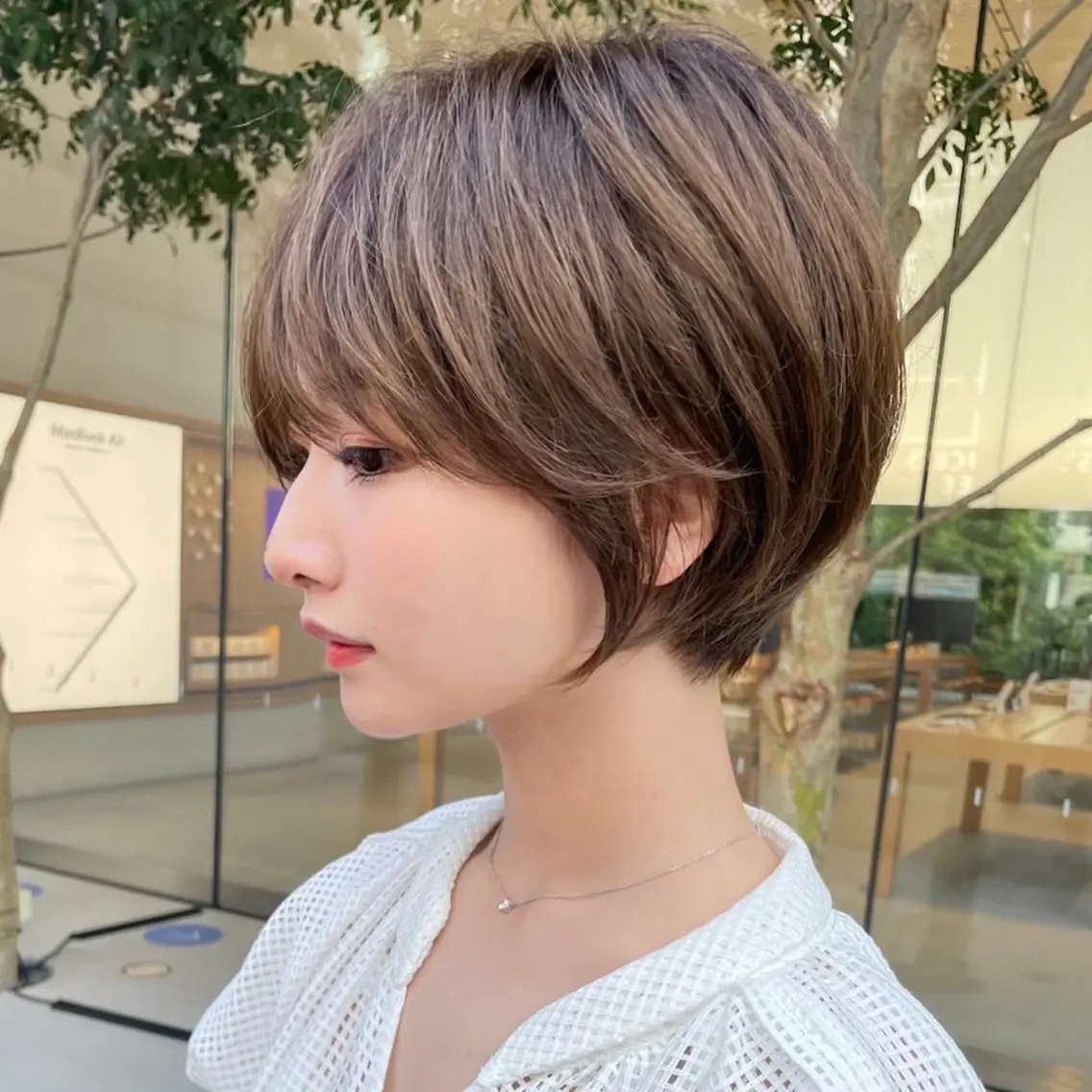 ショート カラー Aster 店長 れおんのヘアスタイル