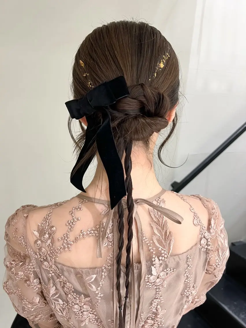 ヘアアレンジ 小顔ボブ jilblanカホのヘアスタイル