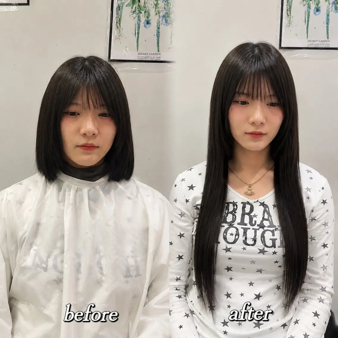 ロング カラー ヘアカラー エクステ 🦋REISA🦋 エクステ×ハイトーンのヘアスタイル