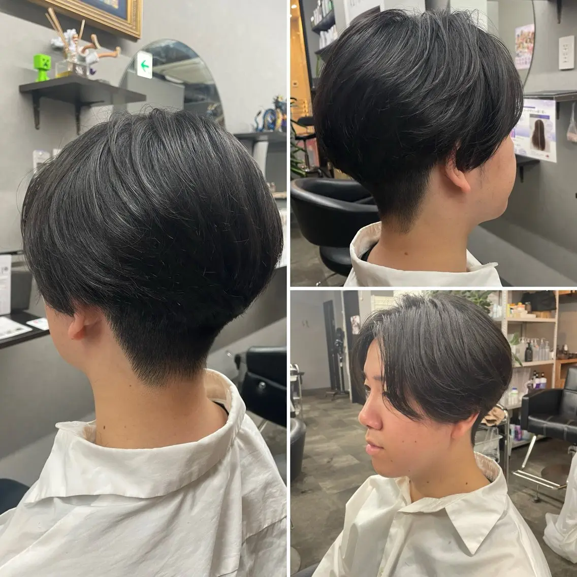 ショート メンズ 刈り上げ ショートヘア 🌹ミラクル美容師 🌹くっぽのヘアスタイル