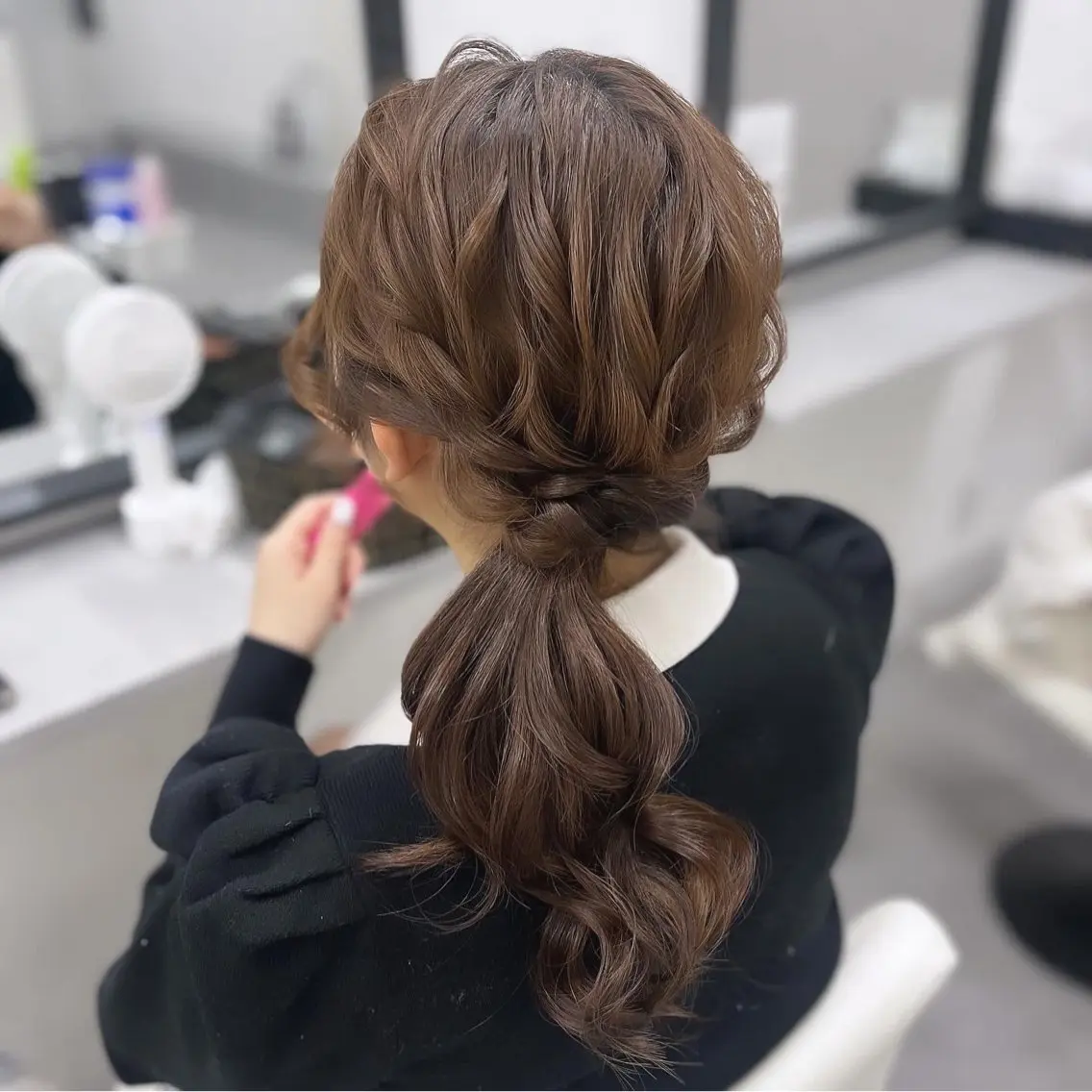 セミロング ヘアセット 心斎橋/ヘアセット MASAKIのヘアスタイル