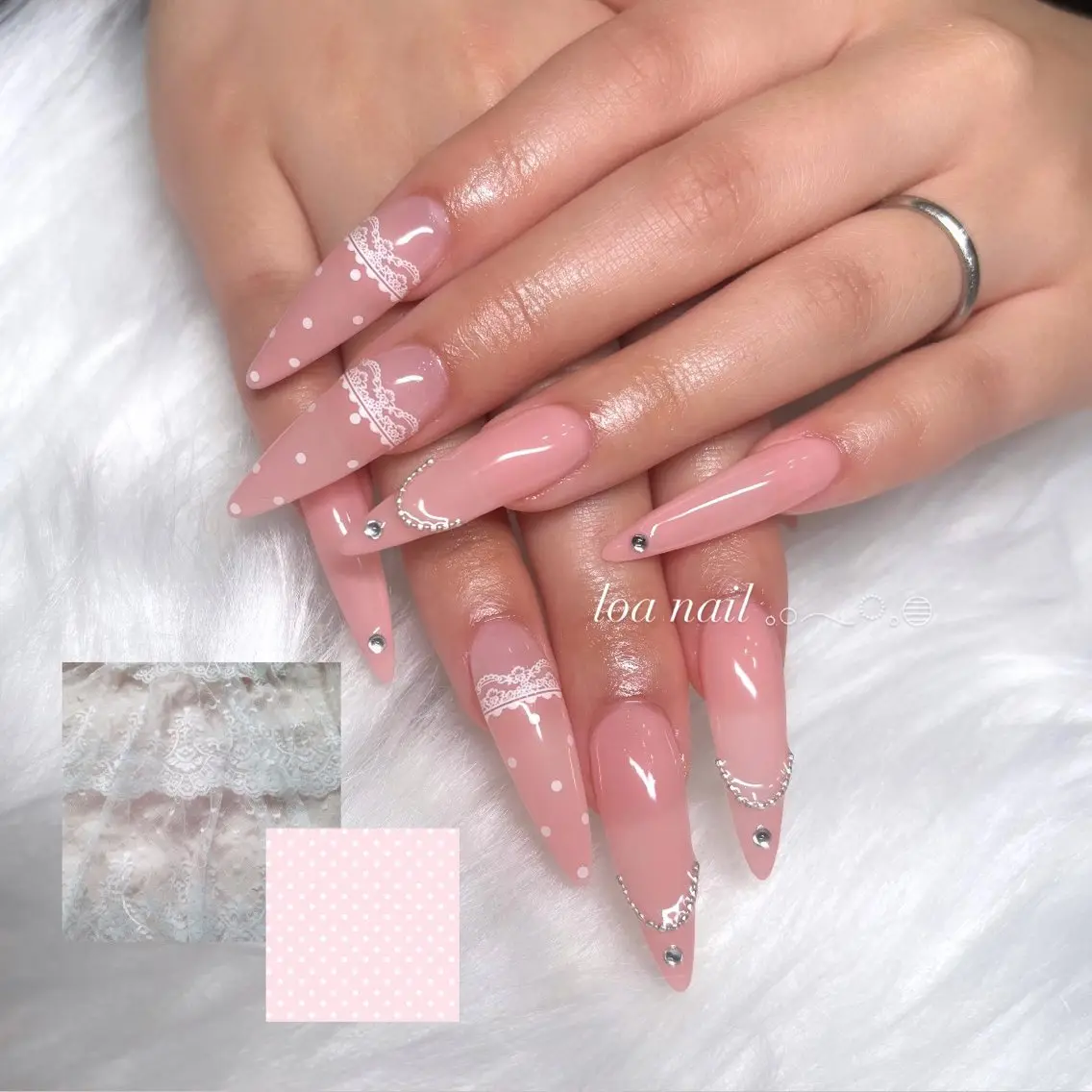 ネイル ワンホンネイル ハンドネイル loa nailのネイルデザイン