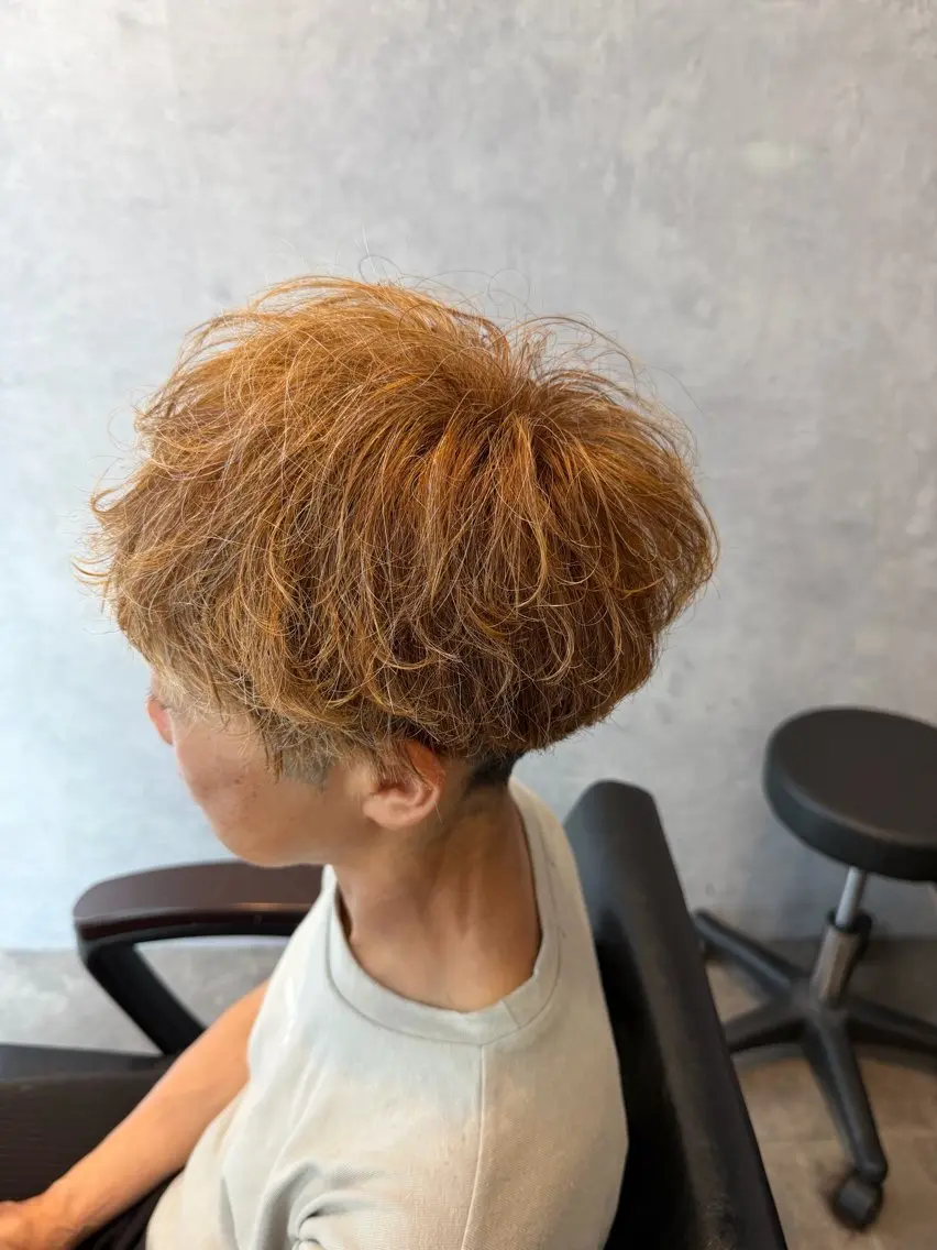 ショート パーマ La fith 健人のヘアスタイル