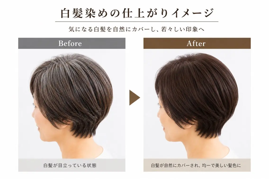 ミディアム ヘアカラー 上原成統/艶カラー/ 白髪ぼかし/表参道のヘアスタイル