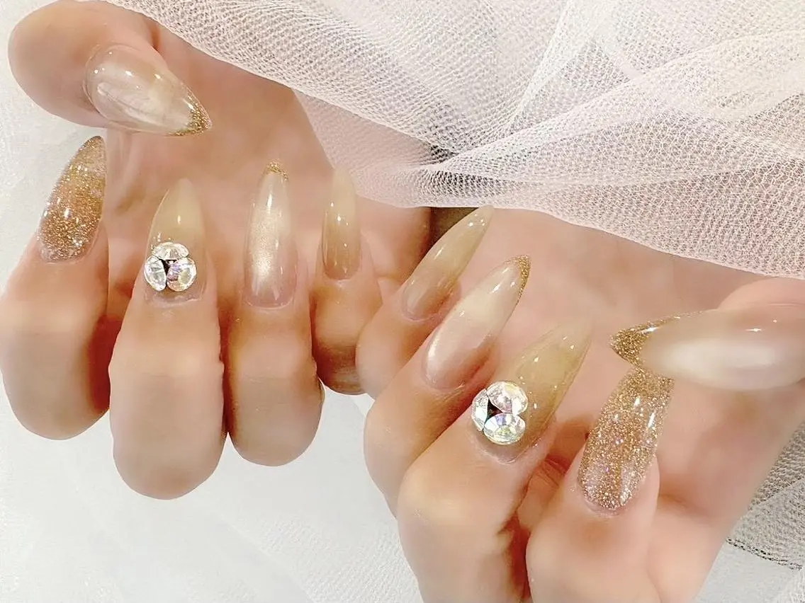 ネイル cibelle江坂 ほのかのネイルデザイン
