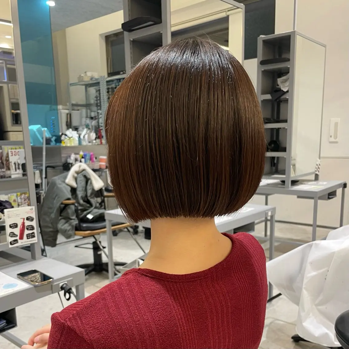 ショート 前下がりボブ ボブ 松井 せりのヘアスタイル