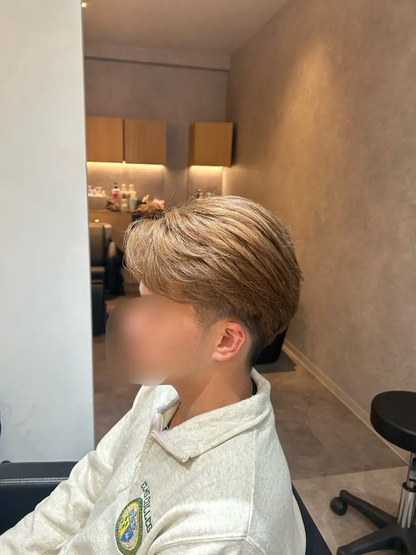 メンズ 短髪カットモデルの写真