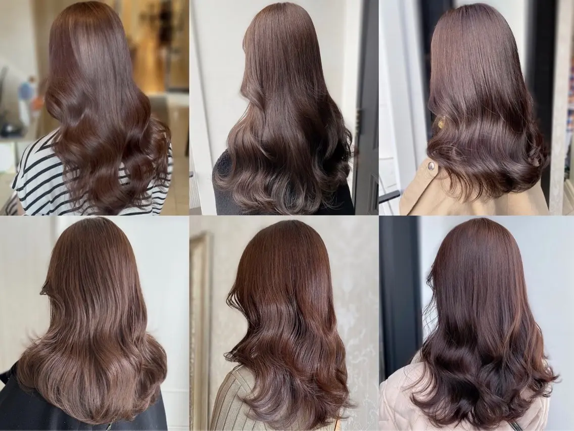 ロング カラー ブリーチ カシス 透明感カラー デザインカラー ダブルカラー カット ヘアカラー トリートメント 烏丸/艶髪/レイヤー /韓国風/廣瀬尚輝のヘアスタイル