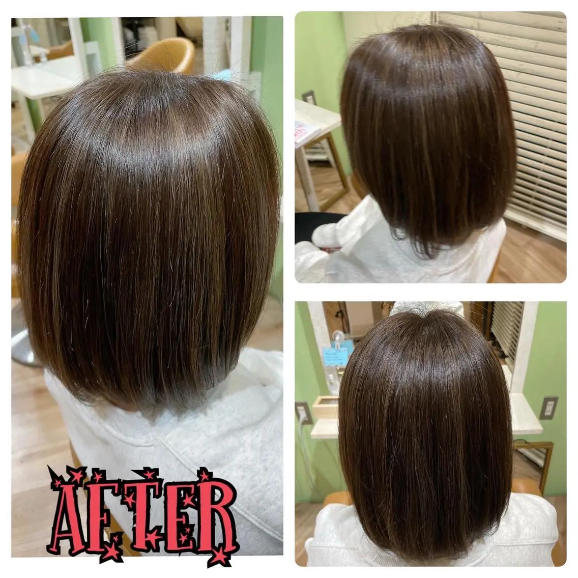 ミディアム アッシュ アッシュグレー ハイライト 山本 貴之のヘアスタイル
