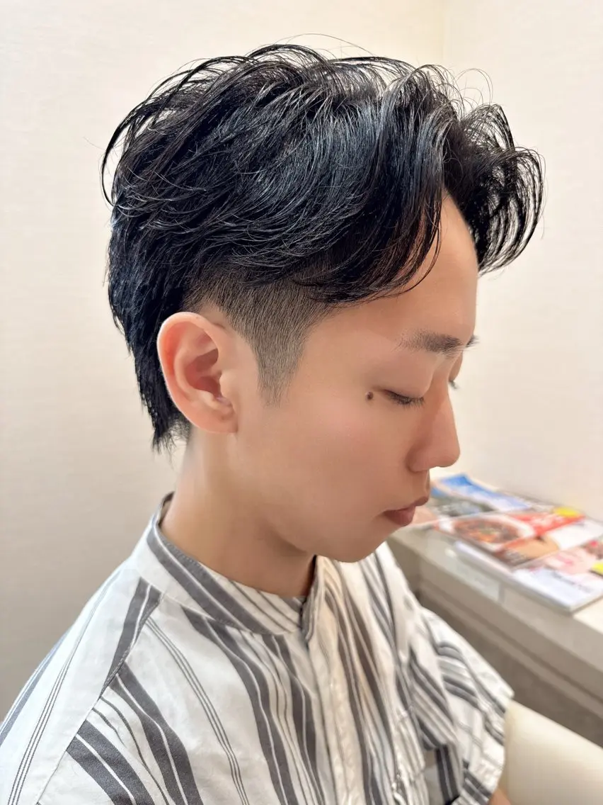 ショート メンズ メンズパーマ カット パーマ 伴藤 寿男のヘアスタイル