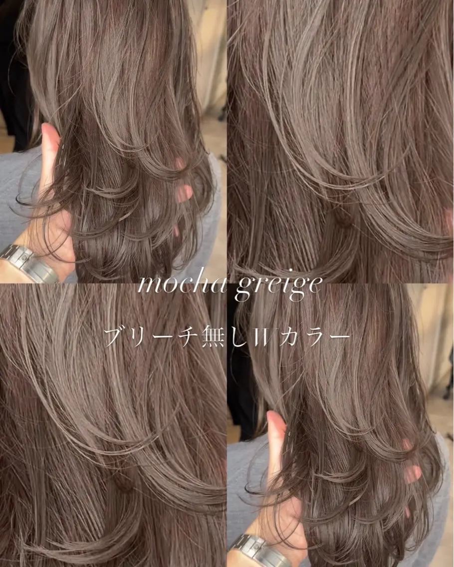 セミロング カット ヘアカラー トリートメント ✨透明感カラー 恵比寿HAYATO✨のヘアスタイル