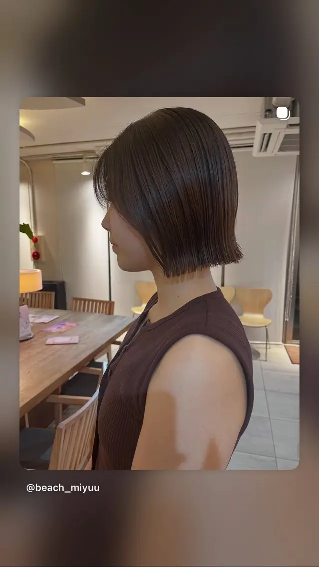 ミディアム カットモデル募集中 MIYUUのヘアスタイル