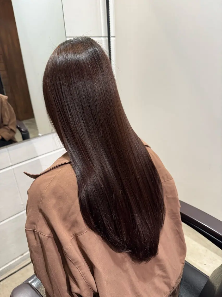 ロング 縮毛矯正 Elme/ 縮毛矯正大募集💞のヘアスタイル