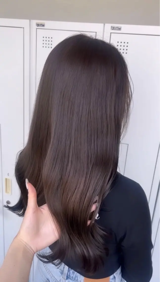 ロング カラー 韓国風style ❤︎　古庄美月のヘアスタイル