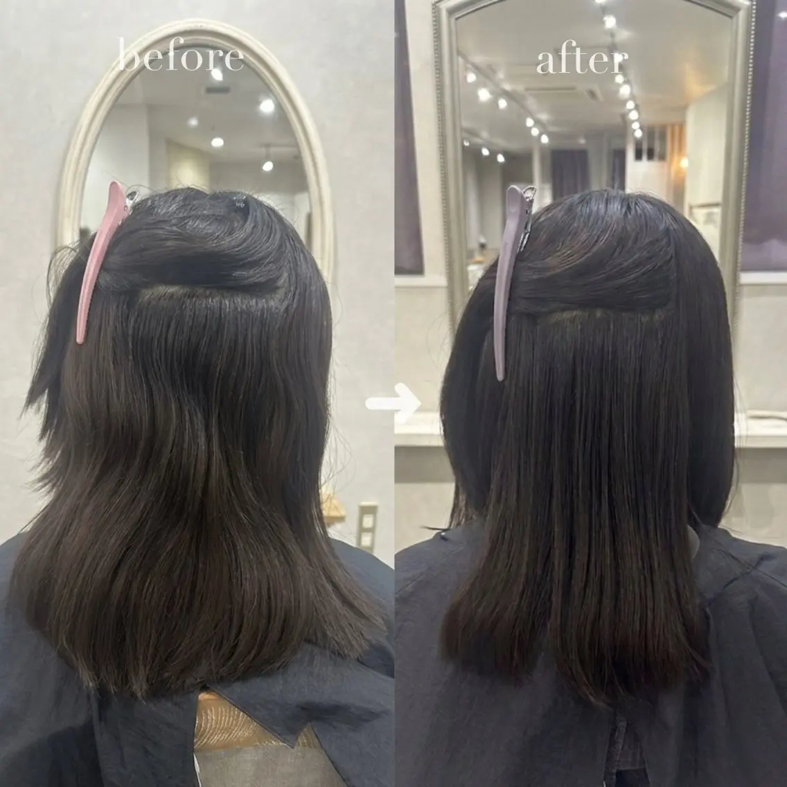 ミディアム 髪質改善 縮毛矯正 縮毛矯正 【大宮】 natsumi🌷のヘアスタイル
