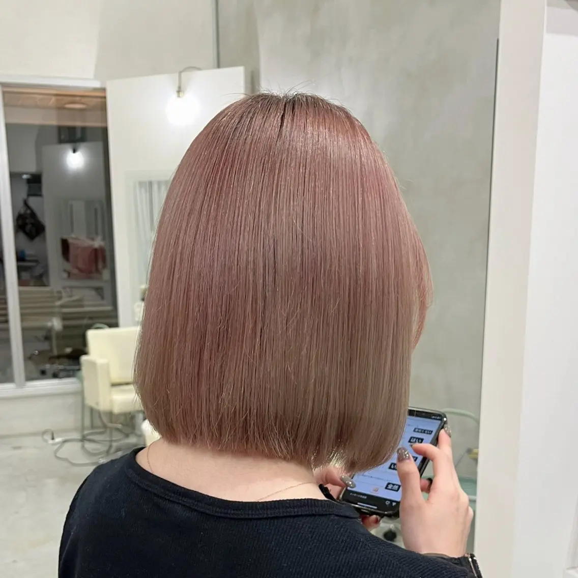 ショート ボブ カット トリートメント レイヤーカット/ボブ /春日井🍏鵜飼元喜のヘアスタイル