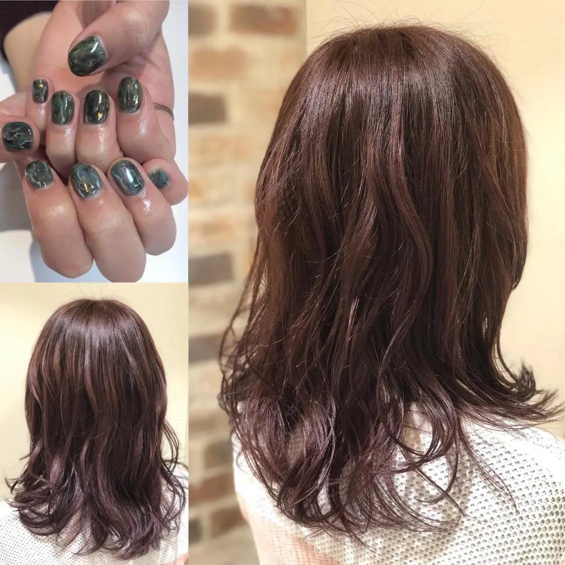 ミディアム カラー ヘアアレンジ ネイル 【ツヤ髪美容師】 ツダケイスケのヘアスタイル